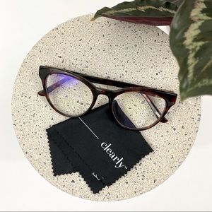 Clearly Blue Light Glasses, Kam Dhillon Cathi Havana Tortoiseshell